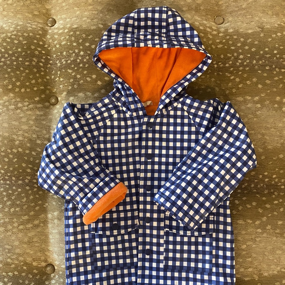 Gingham Rain Coat